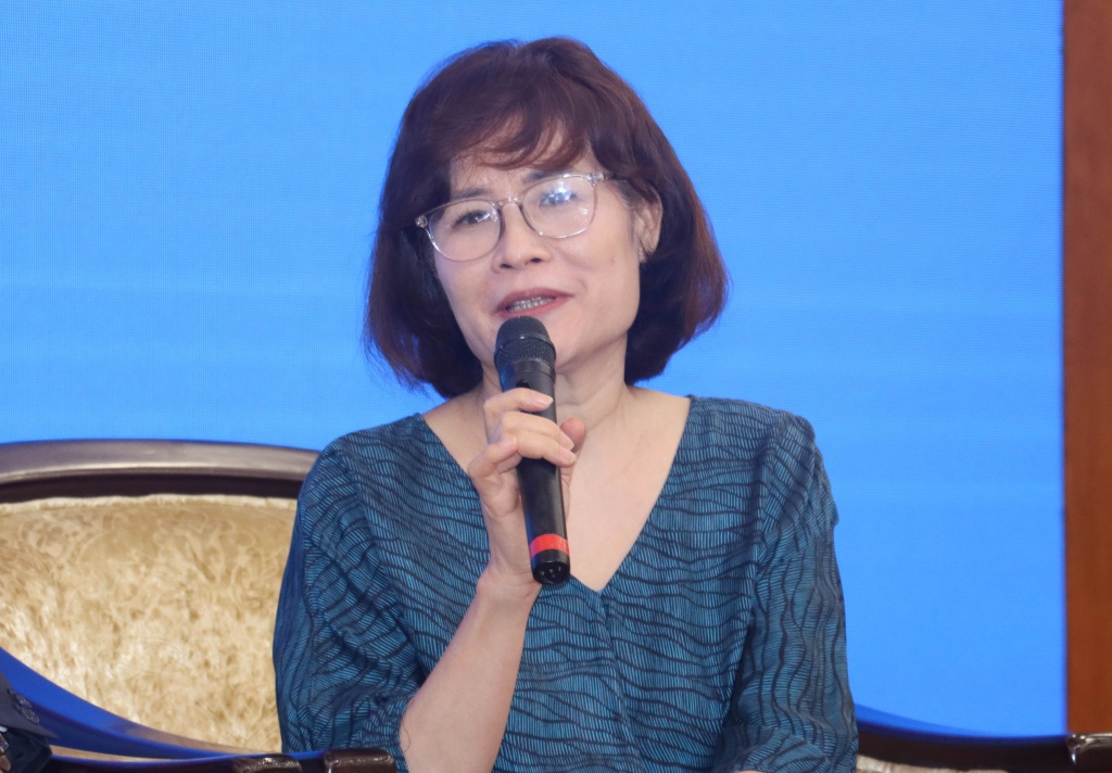 Tổng Giám đốc Công ty tư vấn E&Y Việt Nam, Phó Chủ tịch Hiệp hội DN đầu tư nước ngoài (VAFIE) Hương Vũ. Ảnh: Thái Bình