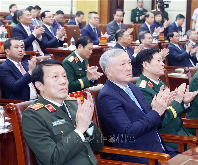 Các đại biểu tham dự buổi lễ - Ảnh: TTXVN