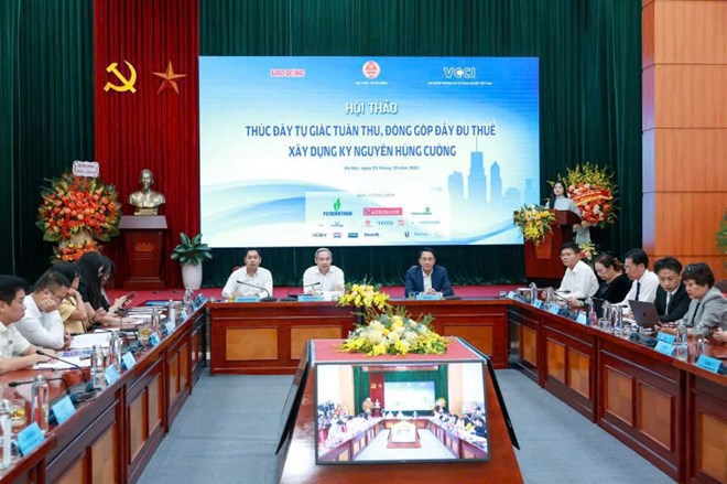 Hội thảo “Thúc đẩy tự giác tuân thủ, đóng góp đầy đủ thuế - Xây dựng kỳ nguyên hùng cường"
