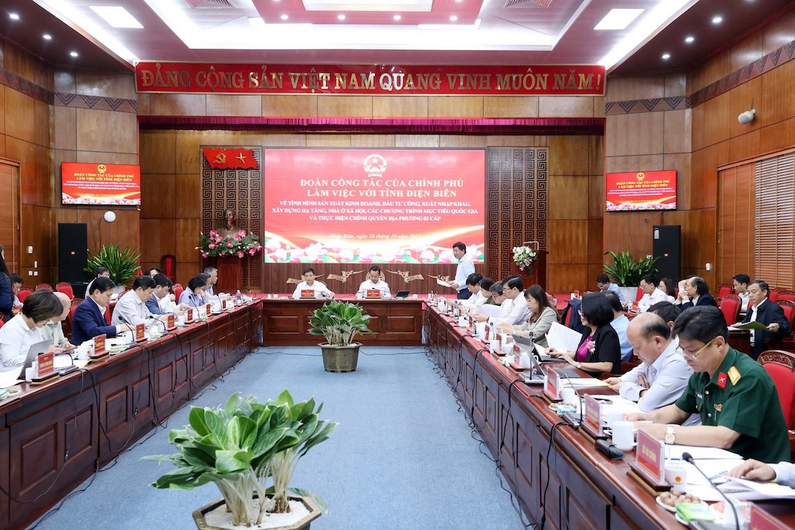 Quang cảnh cuộc làm việc. Ảnh: Đức Thanh