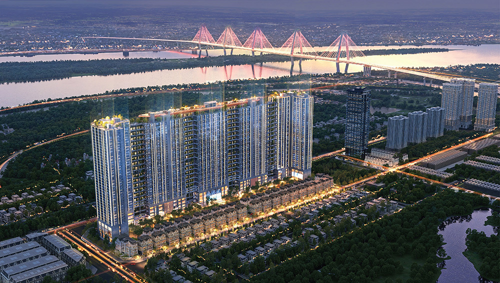 Dự án bàn giao nội thất hàng hiệu từ các thương hiệu xa xỉ toàn cầu, tích hợp hệ thống Smart Home - Smart Living tiên tiến, cùng gói hoàn thiện “may đo” cao cấp