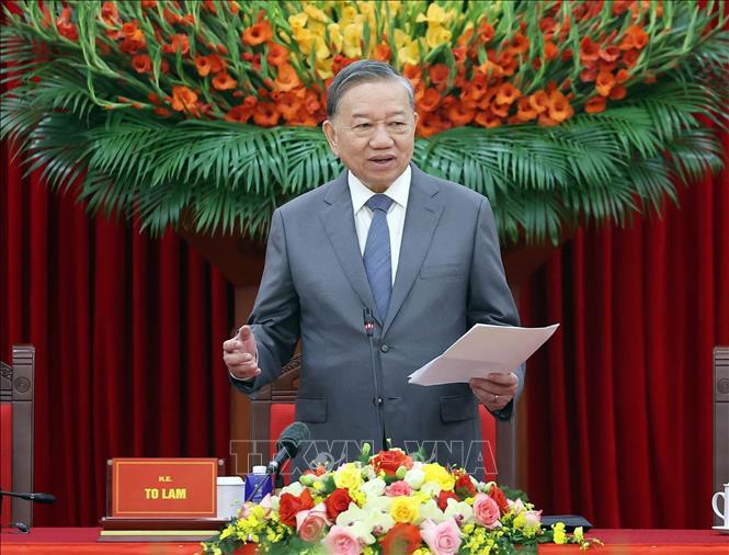 Tổng Bí thư Tô Lâm. Ảnh: Thông tấn xã Việt Nam.