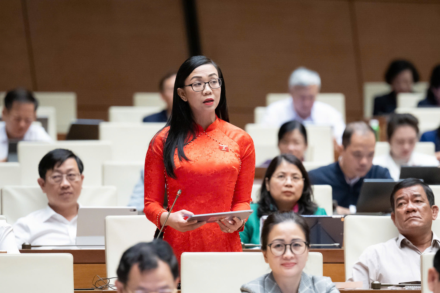 Đại biểu Trịnh Thị Tú Anh - Lâm Đồng.