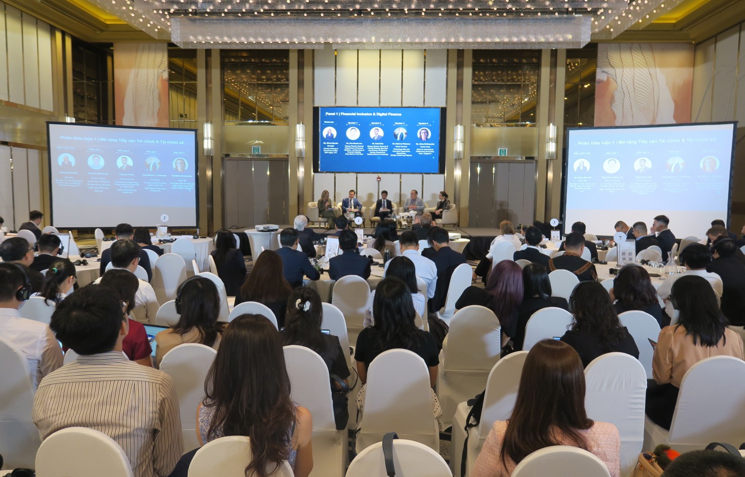 Việt Nam cam kết tiếp tục hợp t&aacute;c chặt chẽ với c&aacute;c tổ chức quốc tế như IFC v&agrave; c&aacute;c đối t&aacute;c để x&acirc;y dựng một hệ sinh th&aacute;i t&agrave;i ch&iacute;nh số an to&agrave;n, bền vững. Ảnh: Đức Mỹ