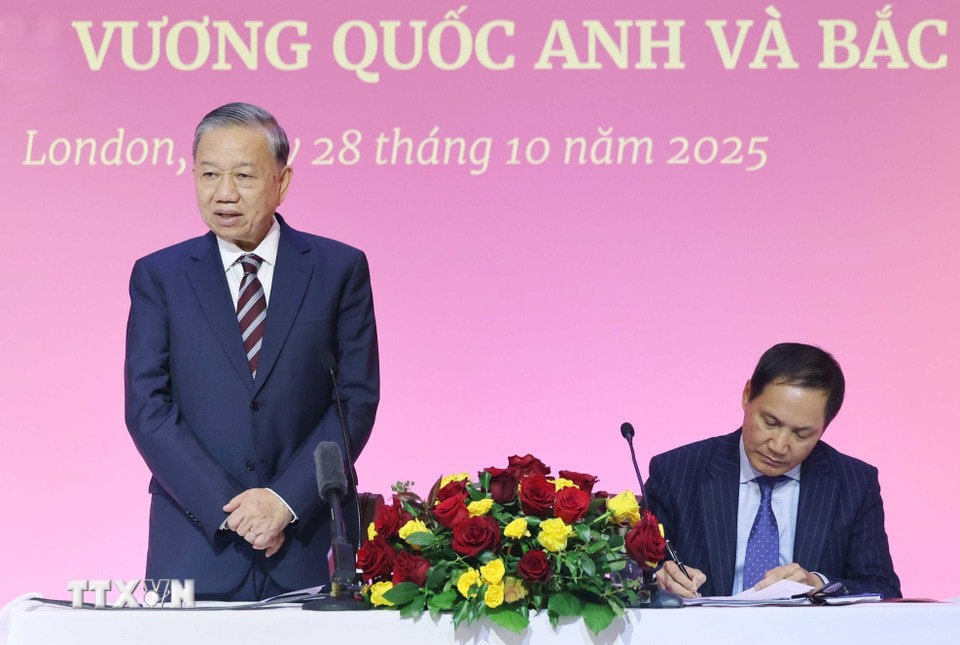 Tổng Bí thư Tô Lâm phát biểu. Ảnh: Thống Nhất/TTXVN.  