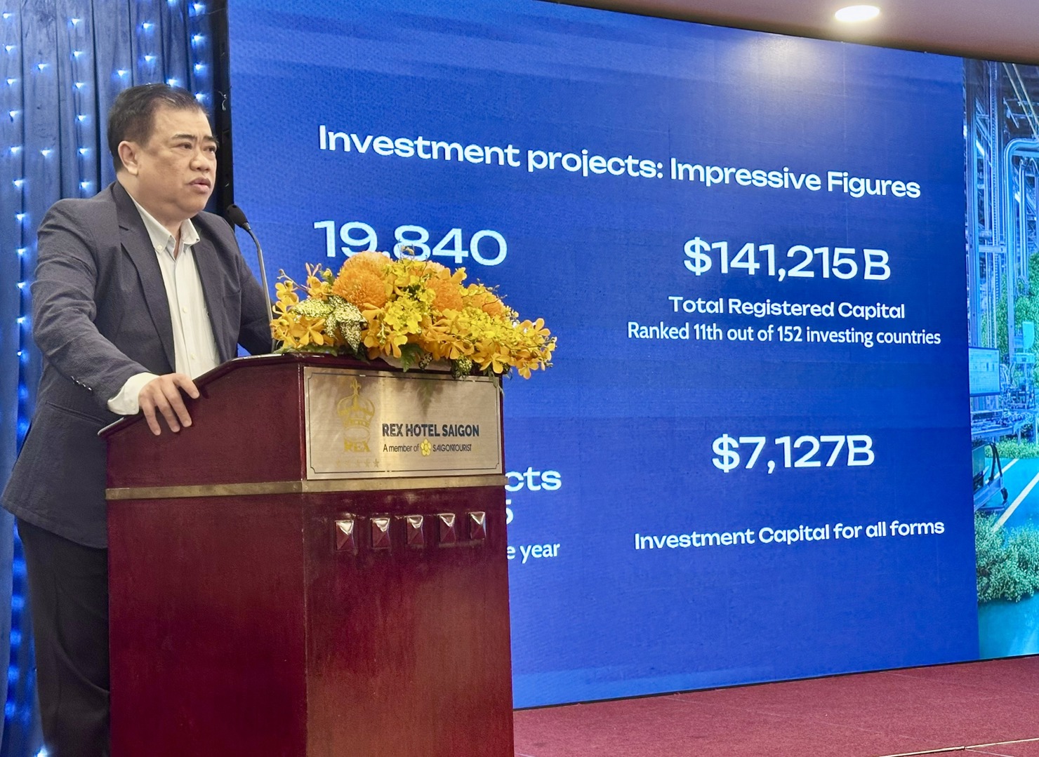 &Ocirc;ng Nguyễn Thanh To&agrave;n chia sẻ tại hội nghị. Ảnh: T.H