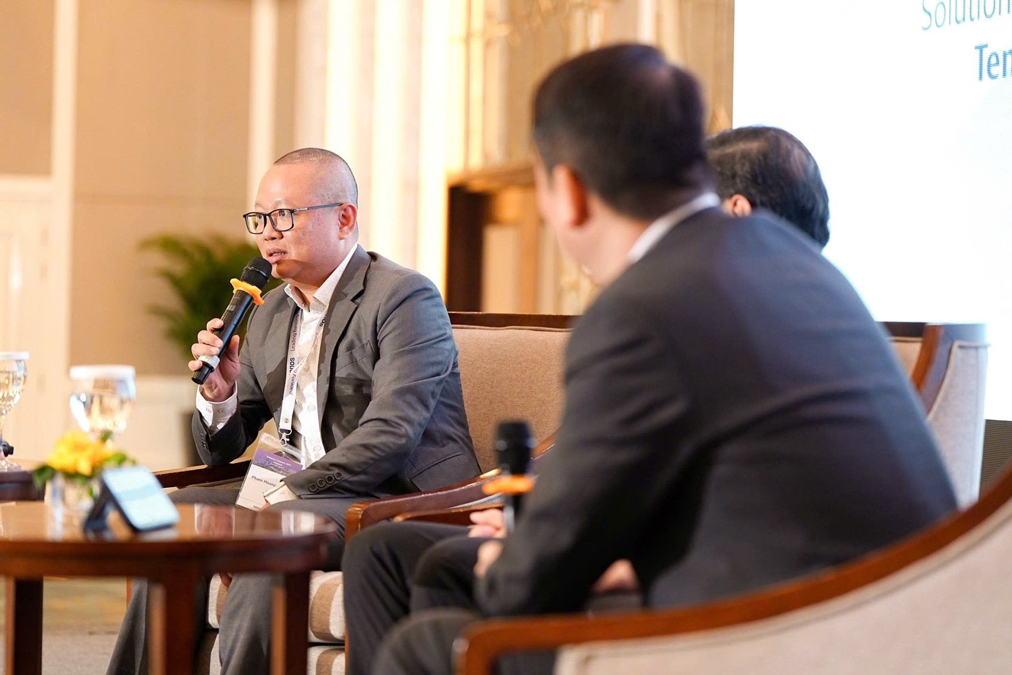 Giám đốc Công nghệ Thông tin PGBank, ông Phạm Hoàng Phong chia sẻ trong sự kiện Temenos Connect 2025