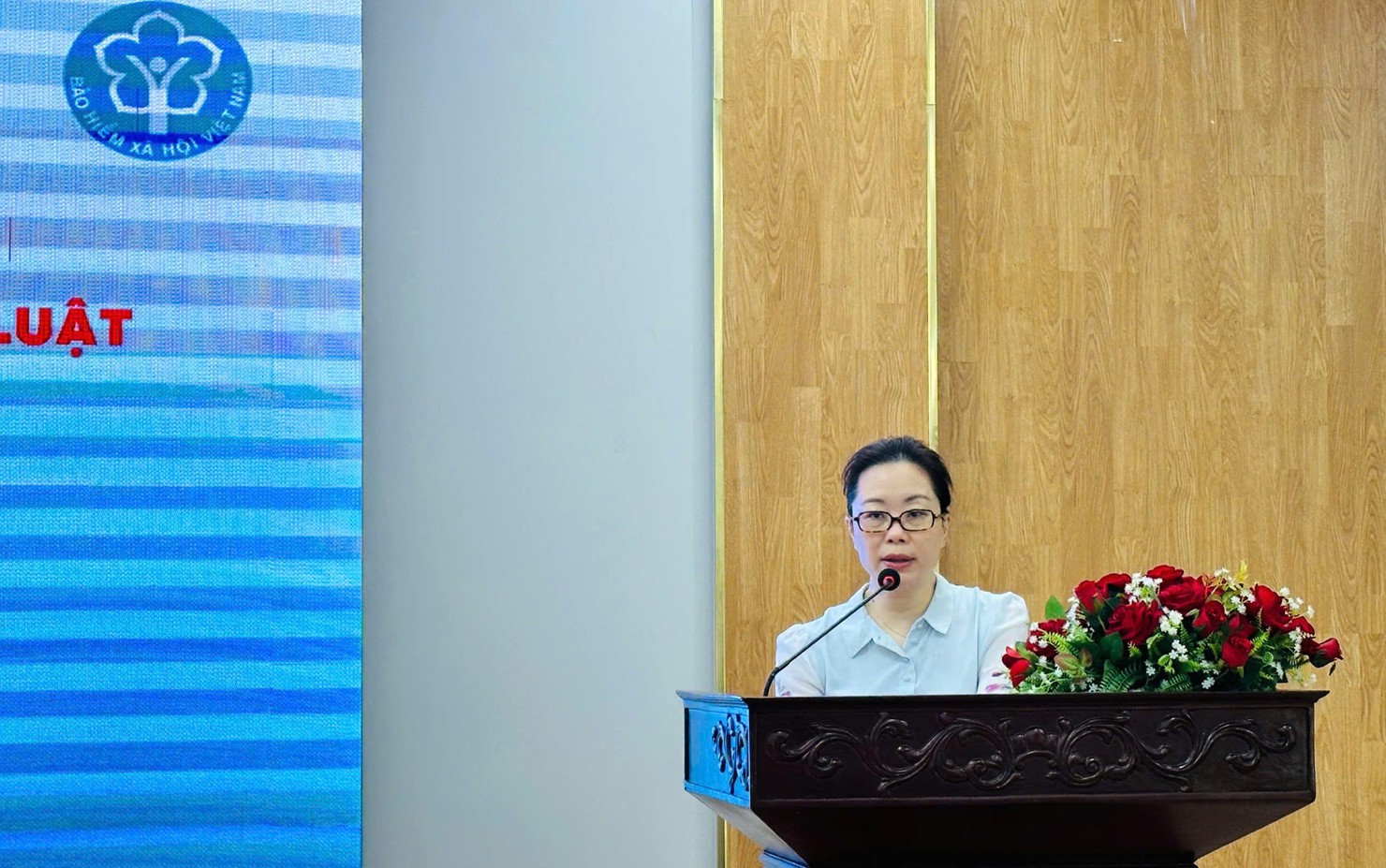 Bà Trần Thị Lan Anh - Giám đốc Văn phòng Giới sử dụng lao động – VCCI phát biểu. Ảnh: Phạm Thọ