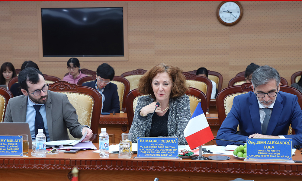 Đại diện c&aacute;c bộ, ng&agrave;nh của Ph&aacute;p tham gia Đối thoại