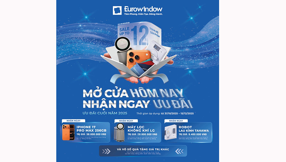 Chương tr&igrave;nh khuyến m&atilde;i cuối năm 2025 &ldquo;Mở cửa h&ocirc;m nay - Nhận ngay ưu đ&atilde;i&rdquo; kh&ocirc;ng chỉ tiết kiệm chi ph&iacute; m&agrave; c&ograve;n mang đến nhiều phần qu&agrave; hấp dẫn cho kh&aacute;ch h&agrave;ng