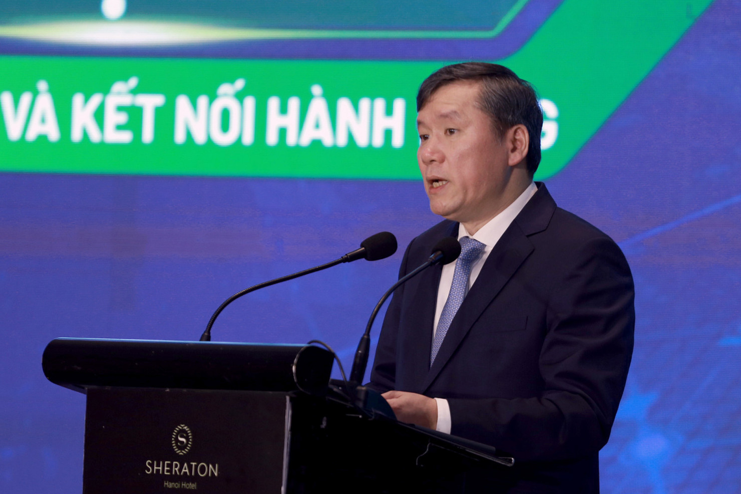 GS.TS L&ecirc; Văn Lợi - Chủ tịch Viện H&agrave;n l&acirc;m Khoa học x&atilde; hội Việt Namph&aacute;t biểu khai mạc Diễn đ&agrave;n.