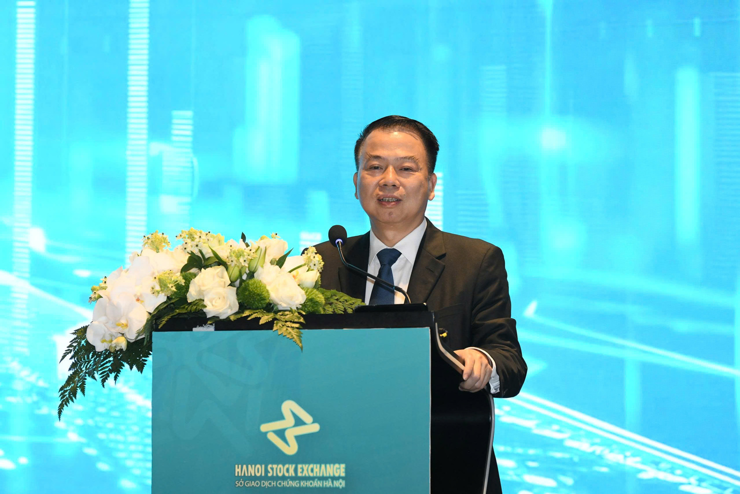 Thứ trưởng Bộ T&agrave;i ch&iacute;nh Nguyễn Đức Chi ph&aacute;t biểu chỉ đạo tại Hội nghị Tổng kết hoạt động thị trường tr&aacute;i phiếu năm 2025.&nbsp;