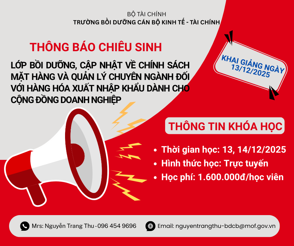 Bồi dưỡng chính sách và quản lý chuyên ngành hàng hóa xuất nhập khẩu cho doanh nghiệp - Ảnh 1