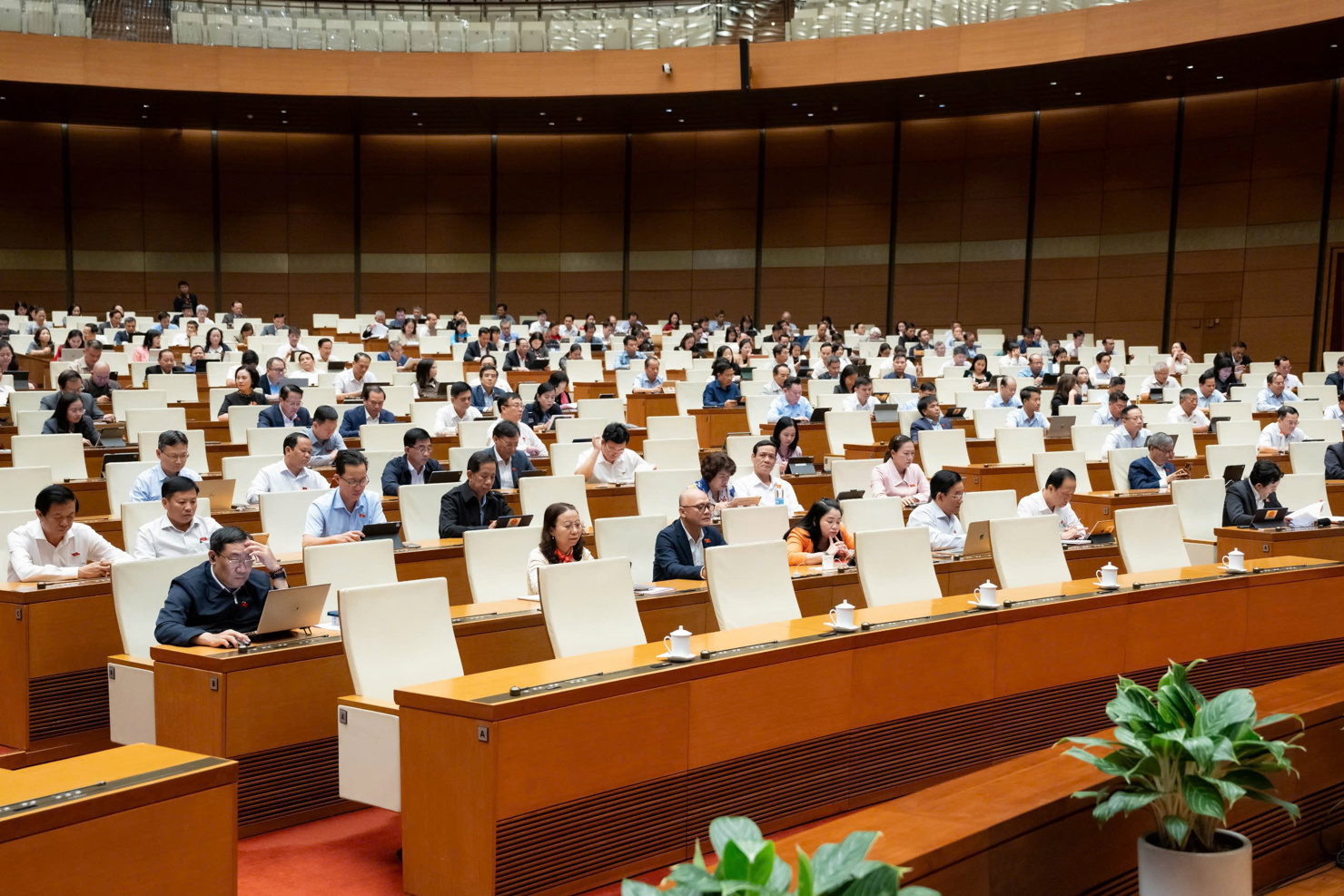 Quang cảnh phi&ecirc;n họp.