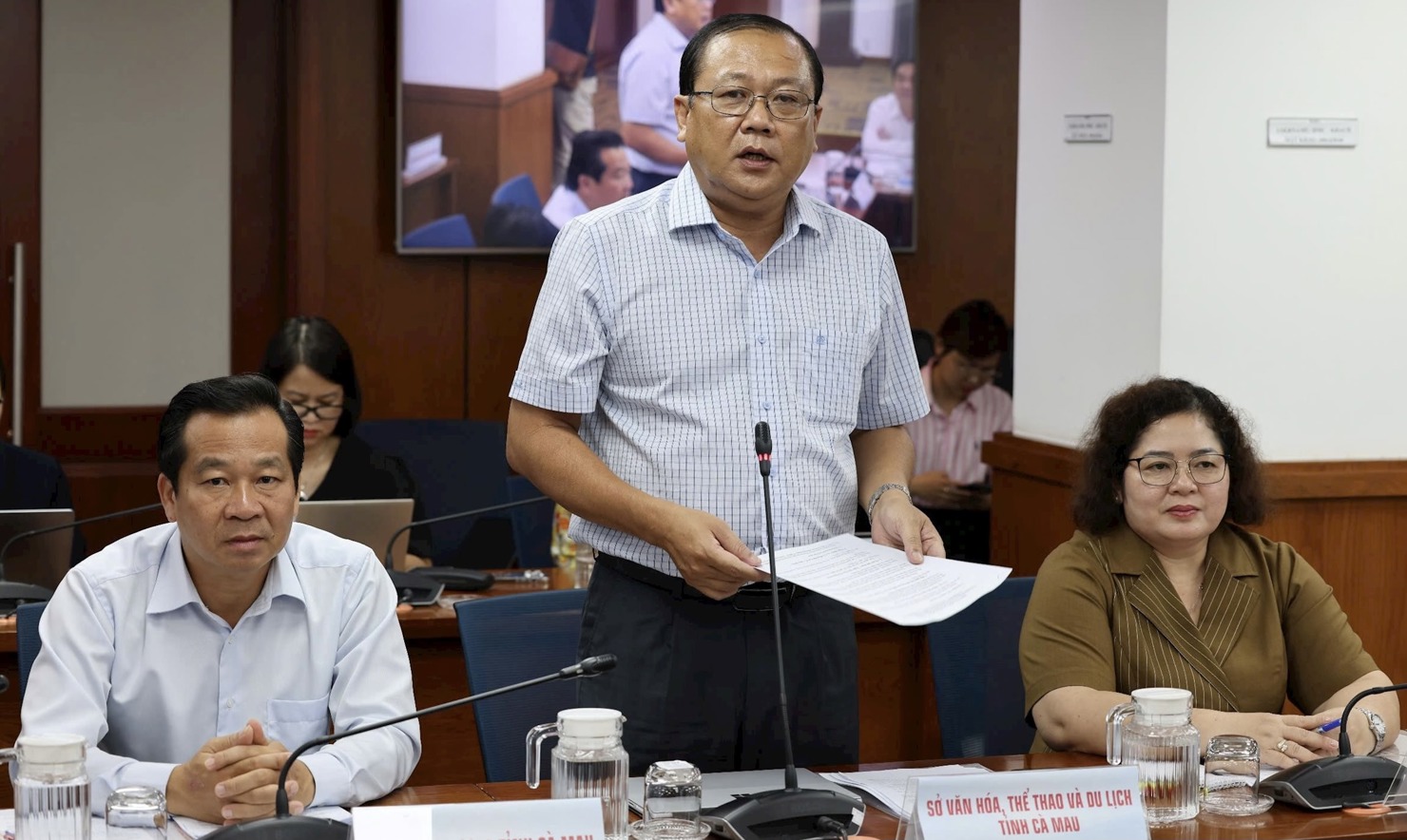 Ph&oacute; Gi&aacute;m đốc Sở Văn ho&aacute;, Thể thao v&agrave; Du lịch tỉnh C&agrave; Mau Nguyễn Văn Đen cho biết, điểm nhất của chuỗi hoạt động l&agrave; Hội nghị thu h&uacute;t đầu tư v&agrave;o tỉnh C&agrave; Mau. Ảnh: L.V&nbsp;