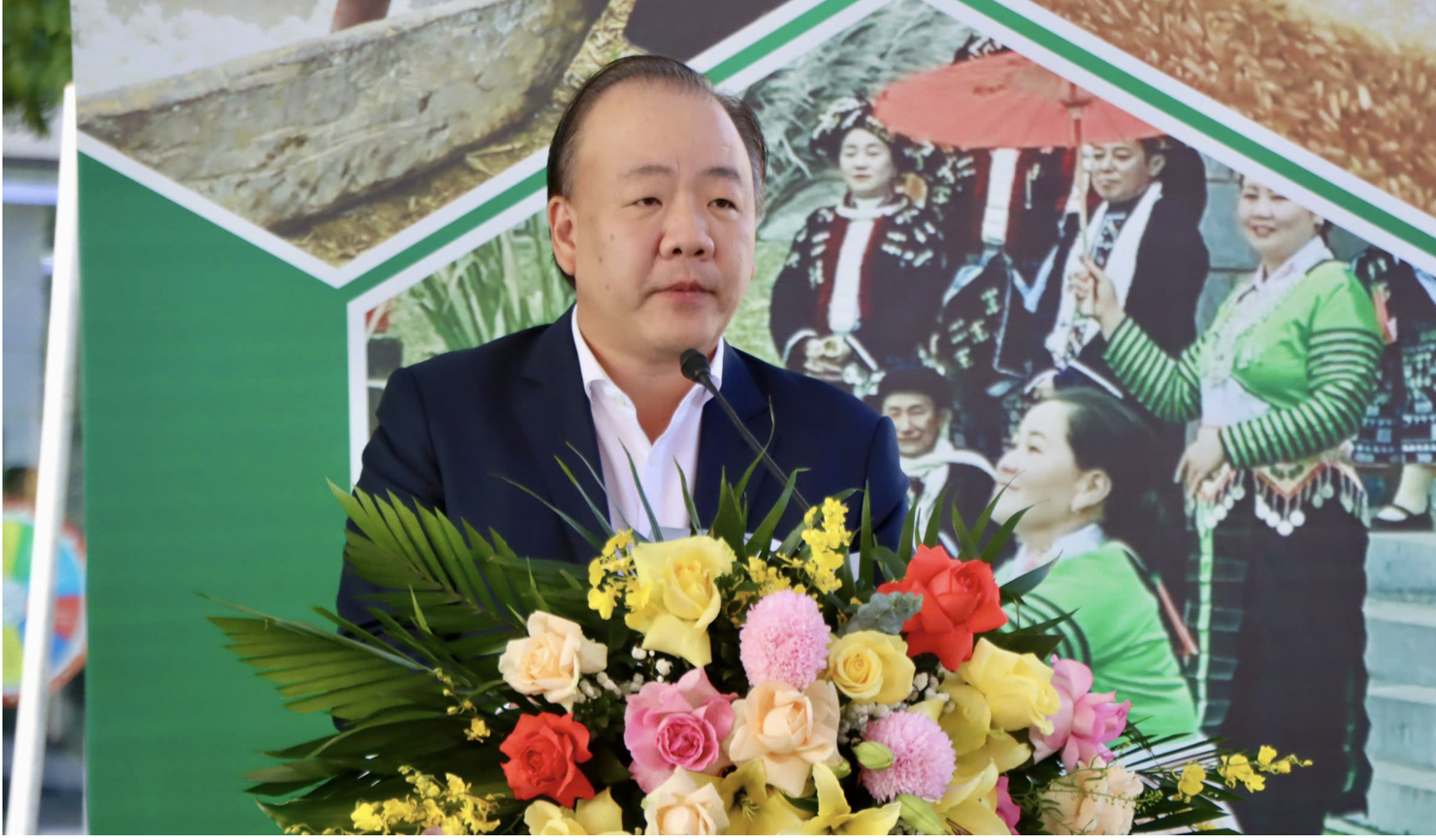 &Ocirc;ng Trần Hữu Linh - Cục trưởng Cục Quản l&yacute; v&agrave; Ph&aacute;t triển thị trường trong nước ph&aacute;t biểu.