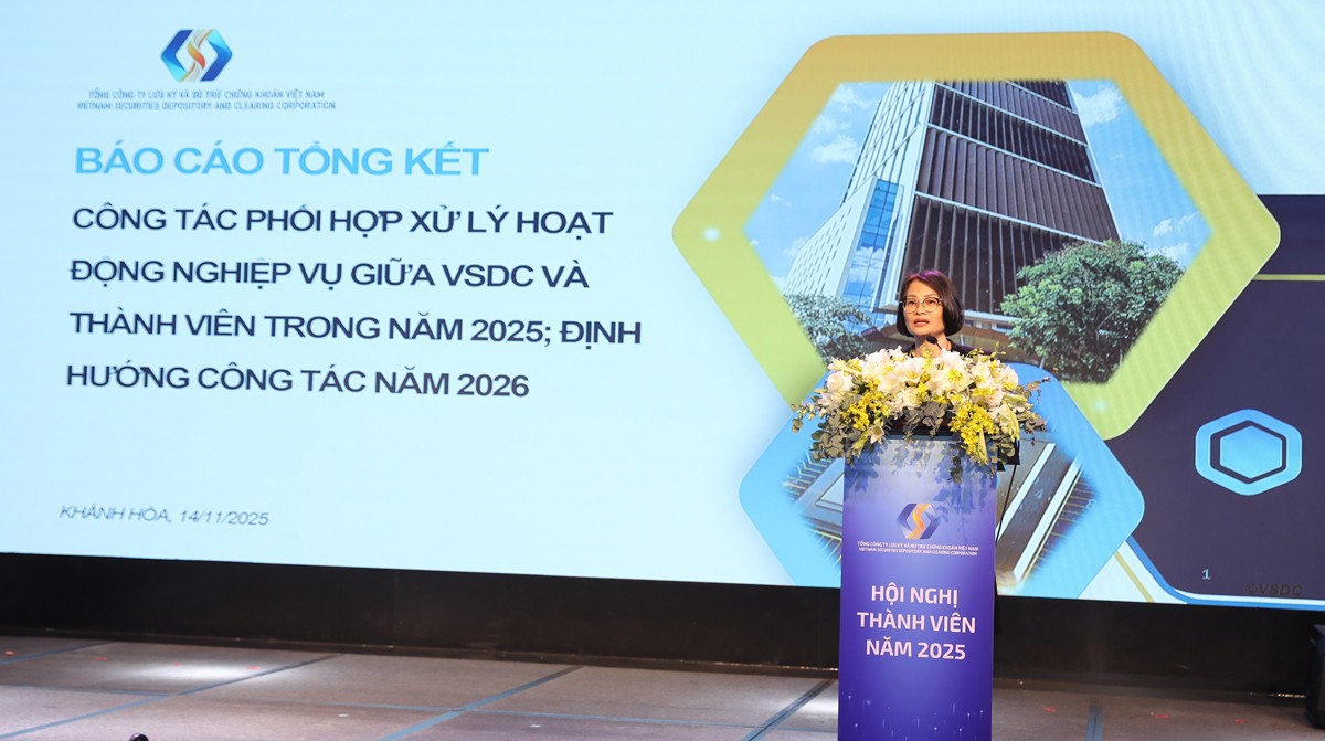 B&agrave; Nguyễn Thị Thanh H&agrave; &ndash; Ph&oacute; Tổng gi&aacute;m đốc VSDC