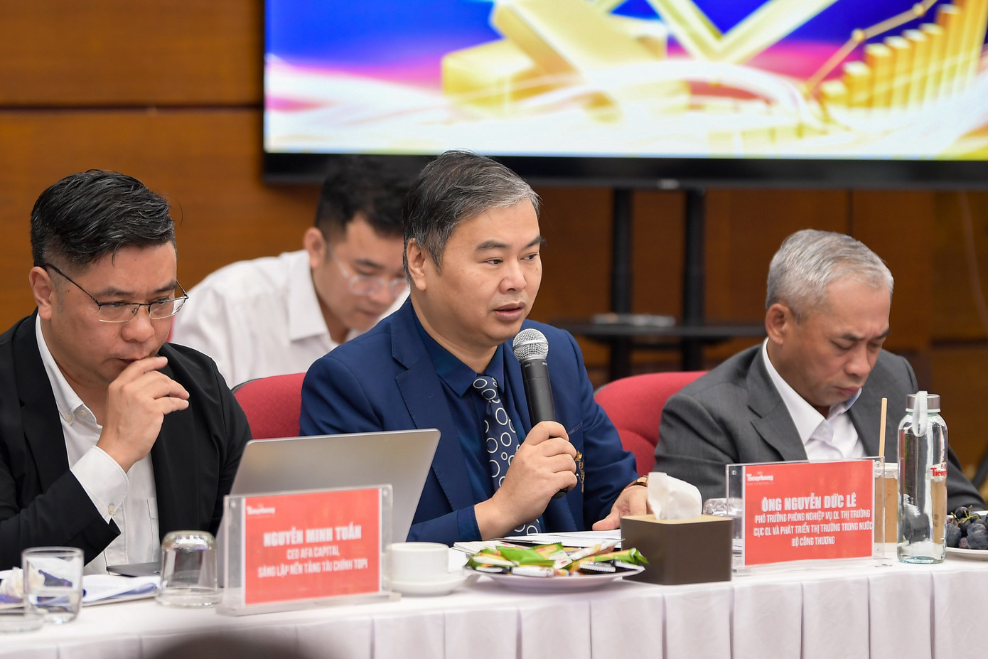 &Ocirc;ng Nguyễn Đức L&ecirc; - Ph&oacute; Trưởng ph&ograve;ng Nghiệp vụ quản l&yacute; thị trường, Cục Quản l&yacute; v&agrave; Ph&aacute;t triển thị trường trong nước (Bộ C&ocirc;ng Thương).