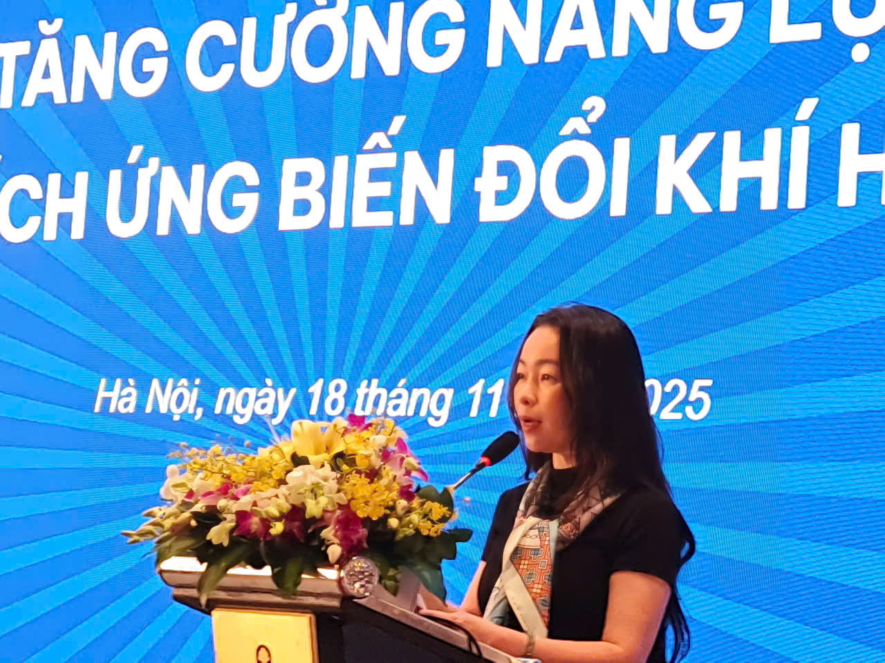 Ph&oacute; Cục trưởng - Mai Kim Li&ecirc;n ph&aacute;t biểu khai mạc tại Hội thảo