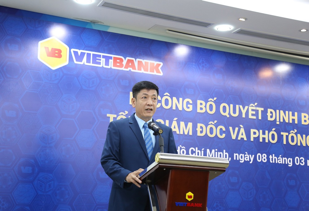 Ông Lê Huy Dũng giữ chức vụ Tổng Giám đốc Vietbank kể từ ngày 8/3. Ảnh Vitbank