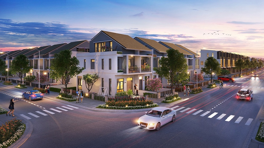 Dòng sản phẩm nhà phố xây sẵn phân khu Sapphire Parkview lần đầu tiên được giới thiệu ra thị trường. Ảnh: DXG