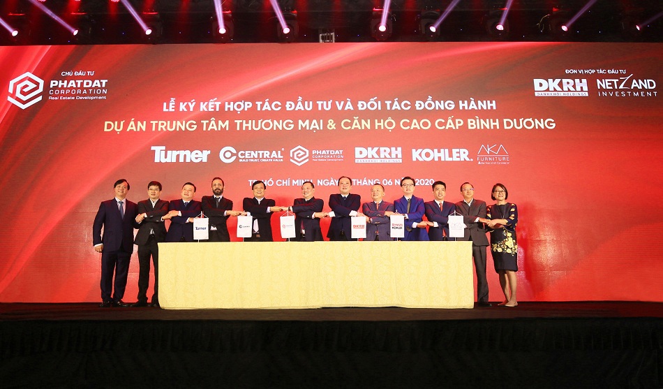 Sáu doanh nghiệp bắt tay xây dựng biểu tượng của TP. Thuận An tỉnh Bình Dương. Ảnh DKRA