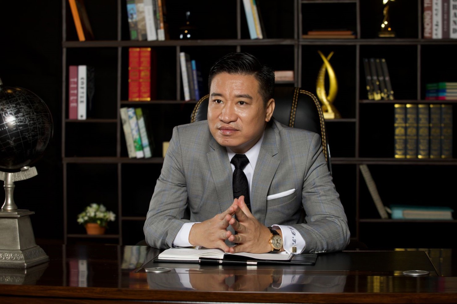 Ông Nguyễn Đình Trung – Chủ tịch Tập đoàn Hưng Thịnh. Ảnh: HTN