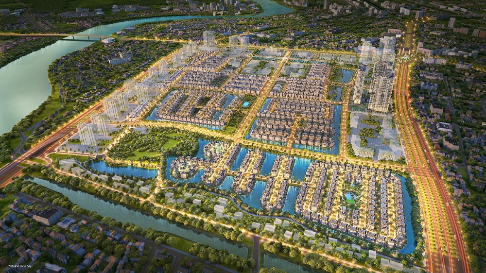 Dự án nhà ở xã hội tại Thanh Hóa nằm trên một phần diện tích khu đô thị Vinhomes Star City, giáp đại lộ Nam Sông Mã, kế thừa không gian sống hiện đại của khu đô thị. Ảnh: VIC.