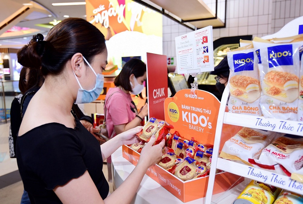 Trong mùa Trung thu năm 2022, KIDO Goup dự kiến tung ra thị trường 300 tấn bánh trung thu mang thương hiệu KIDO’s Bakery. Ảnh KIDO Group.
