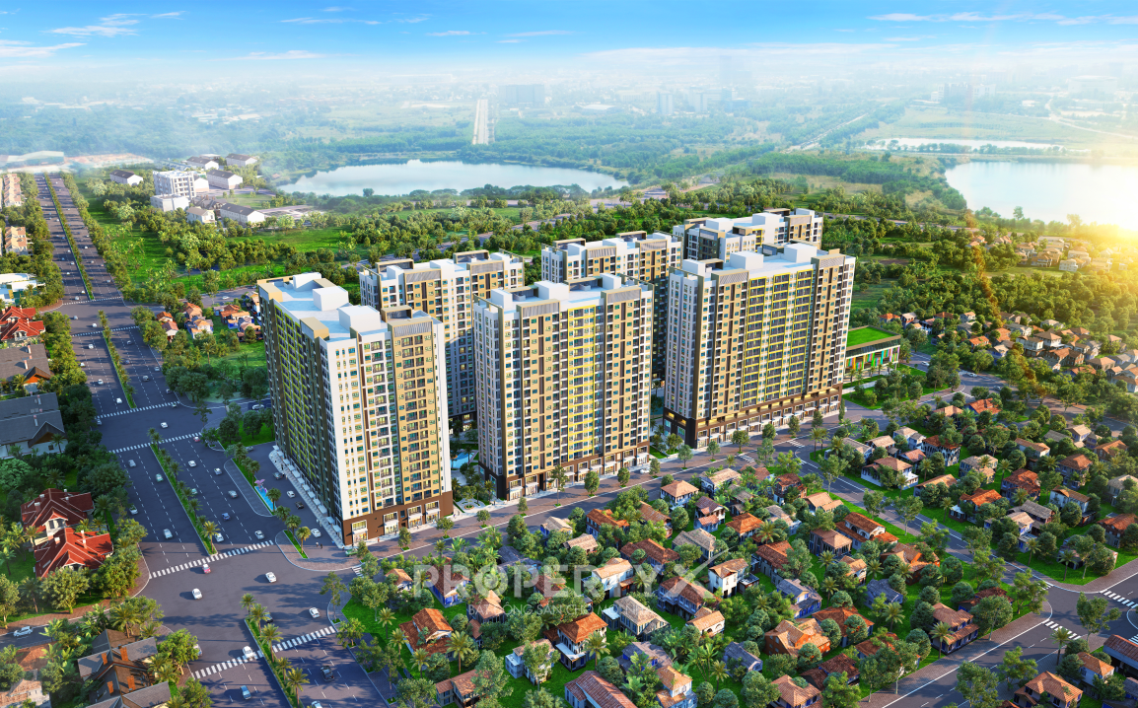 Dự án khu căn hộ New Galaxy của Tập đoàn Hưng Thịnh người mua sẽ được nhiều ngân hàng cho vay mua nhà. Ảnh QT
