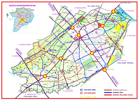  Định hướng phát triển kết cấu hạ tầng giao thông tỉnh Hậu Giang giai đoạn 2021 – 2030, tầm nhìn đến năm 2050. Ảnh minh họa