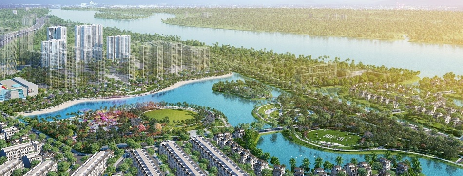 Phối cảnh đại đô thị Vinhomes Grand Park (Q9, TP. Hồ Chí Minh) của Vingroup. Ảnh minh họa