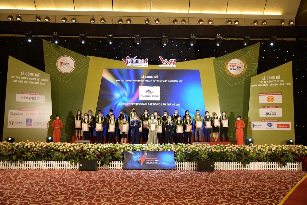 Tập đoàn Bất động sản Thắng Lợi vào Top 500 Doanh nghiệp lợi nhuận tốt nhất Việt Nam. Ảnh TL.