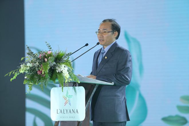 Ông Phùng Chu Cường, Tổng giám đốc Phú Long chia sẻ đầy tâm huyết về dự án. Ảnh PL