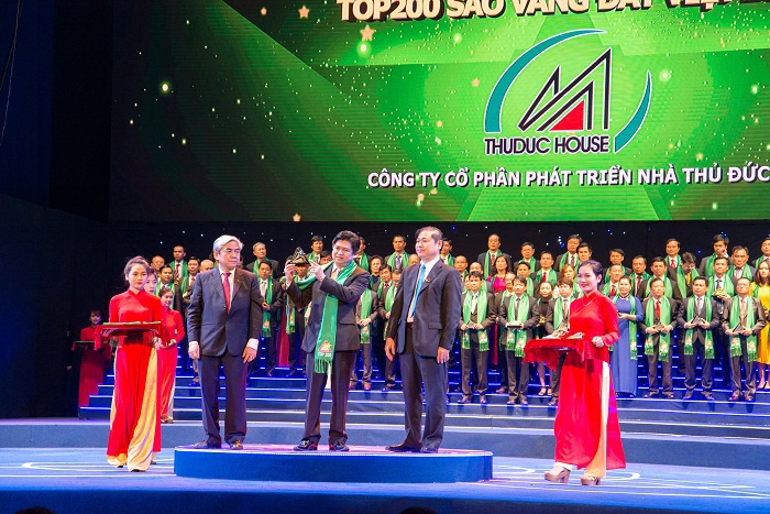 Thuduc House Group bội thu tại giải Sao Vàng Đất Việt 2015. Ảnh TDG
