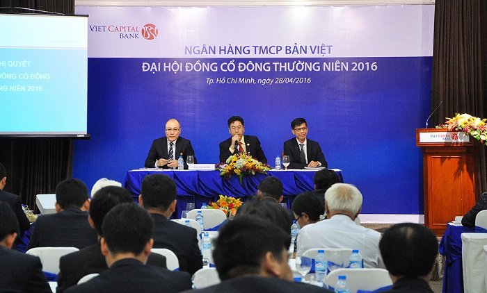 Viet Capital Bank đặt chỉ tiêu tăng 15% tổng tài sản trong 2016. Ảnh Hồng Vân