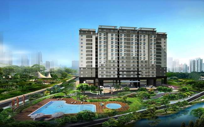   Phối cảnh dự án chung cư Phú Hưng Phát Dreamhome Luxury.