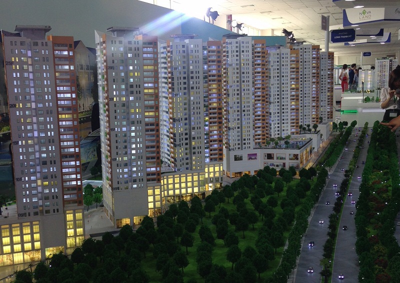 Mô hình dự án The Sun avenue Quận 2. Ảnh Financeplus.vn