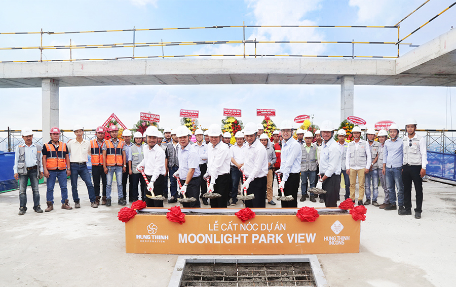  Dự án Moonlight Park View do Hưng Thịnh Incons luôn đảm bảo tiến độ và chất lượng công trình. Ảnh HungThinhland