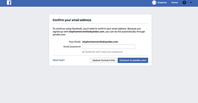 Facebook đòi người dùng cung cấp mật khẩu email