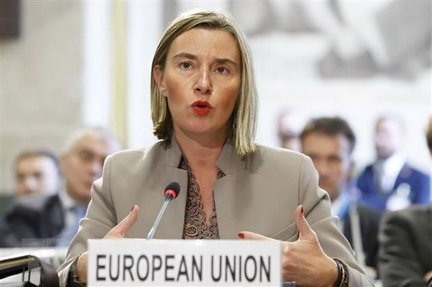Đại diện cấp cao của EU về chính sách an ninh và đối ngoại Federica Mogherini. (Ảnh: THX)