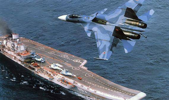 Tàu sân bay duy nhất của Hải quân Nga hiện nay là hàng không mẫu hạm Admiral Kuznetsov hiện đang được sửa chữa, có thể sẽ bị loại biên