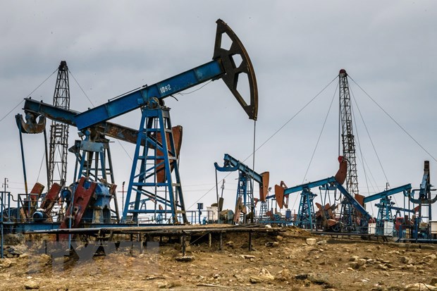Một cơ sở khai thác dầu ở Baku, Azerbaijan, ngày 19/3/2019. Nguồn: AFP