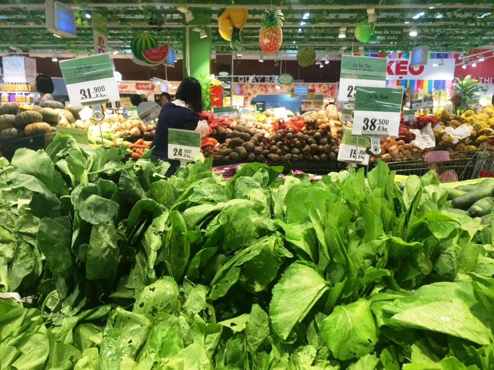 Giá nhiều loại rau củ tăng nhẹ