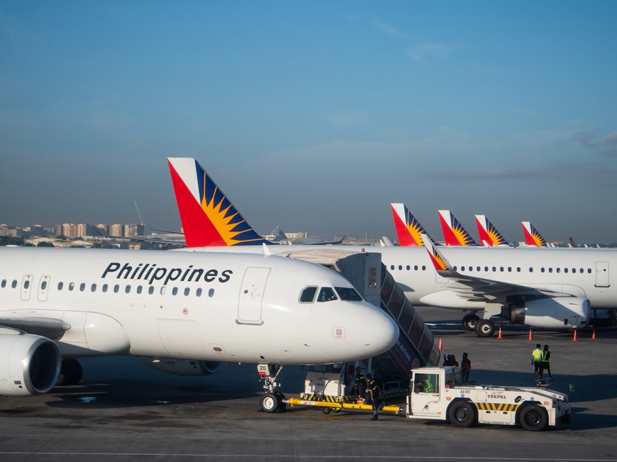 Hãng Hàng không quốc gia Philippines nằm trong số những hãng hàng không chịu ảnh hưởng nặng nề nhất của đại dịch COVID-19. Ảnh: Shutterstock