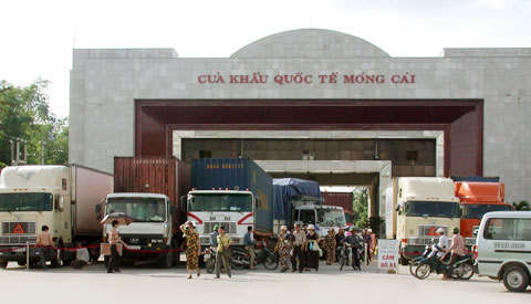 Hoạt động xuất nhập khẩu hàng hóa qua cửa khẩu Móng Cái - Quảng Ninh