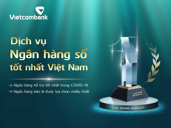 The Asian Banker trao tặng Vietcombank giải thưởng Dịch vụ Ngân hàng số tốt nhất Việt Nam