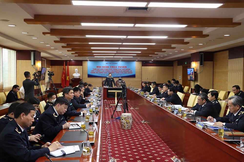 Tổng cục trưởng Tổng cục Hải quan Nguyễn Văn Cẩn quán triệt các nội dung triển khai  hải quan số và hải quan làm đầu mối kiểm tra chuyên ngành