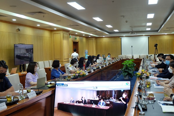 Hội thảo trực tuyến tại điểm cầu Tổng cục Thuế Việt Nam