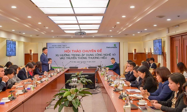 TS. Phạm Mạnh Thắng – Phó Tổng Giám đốc Vietcombank phát biểu khai mạc Hội thảo